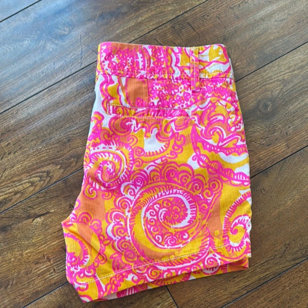 Vibrant Pink and Orange Women's Shorts